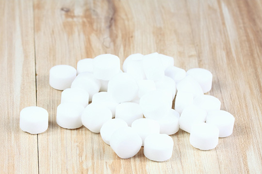 EcoWater softeners use cheaper tablet salt